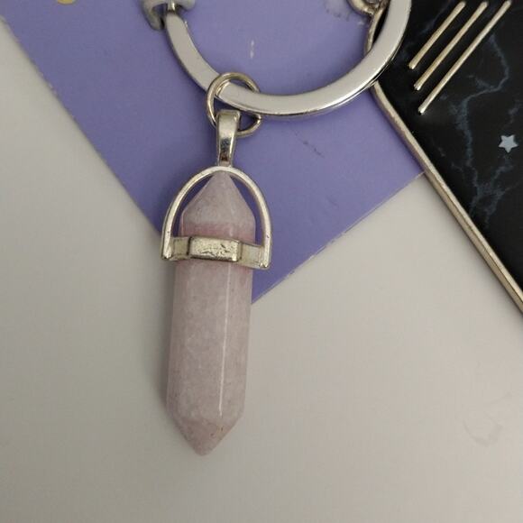 Retro Hotel Key Mystical Gem Zodiac Keychain - Virgo- NWT - Picture 3 of 5